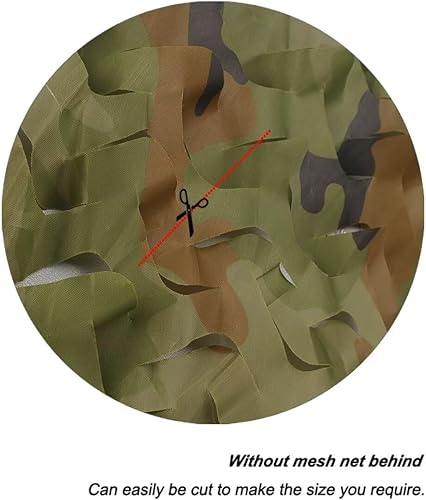Vista 2 de Sitong - Rollo de red de camuflaje a granel para actividades militares, caza, decoración, protección solar Bosque
