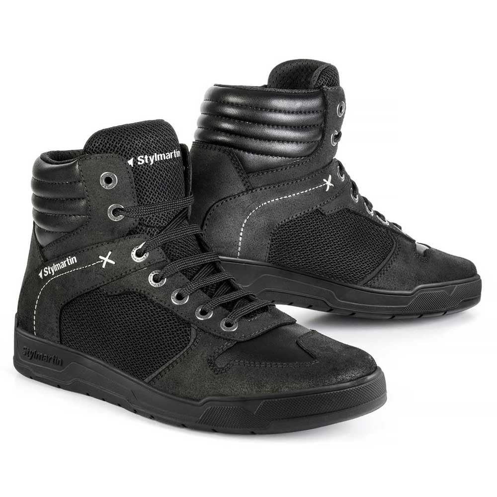 STYLMARTIN Atom Evo Motorrad Schuhe, schwarz, 42