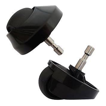 Ulimymei Replacement Front Wheel Caster Ball Compatible with Roborock S4 S5 S6 E4 E20 E25 E35 S50 S51 S55 Robotic Vacuums(2pack, Black)