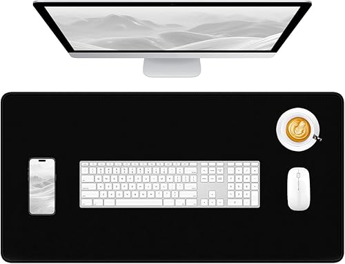 Miniatura 8 de Hsurbtra Alfombrilla de mouse cuadrada con textura premium de 10.2 x 8.3 pulgadas, borde cosido antideslizante, impermeable, alfombrilla de mouse de