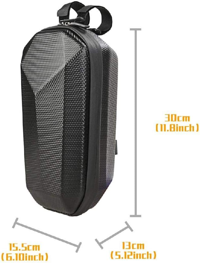 Bicycle Handlebar Bag Bicycle Front Storage EVA Hard Shell Waterproof Head Pack On Folding Bicycle Bag 4L