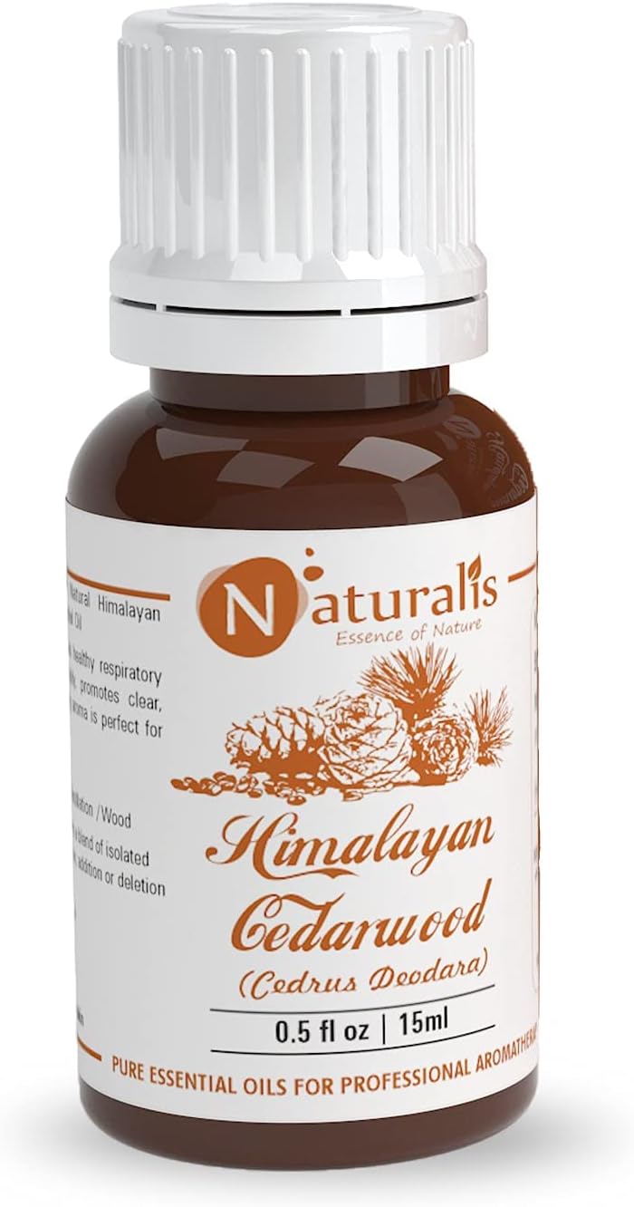 Naturalis Essence of Nature Himalayan Cedarwood Essential Oil for Skin, Hair and Aromatherapy - 15ml