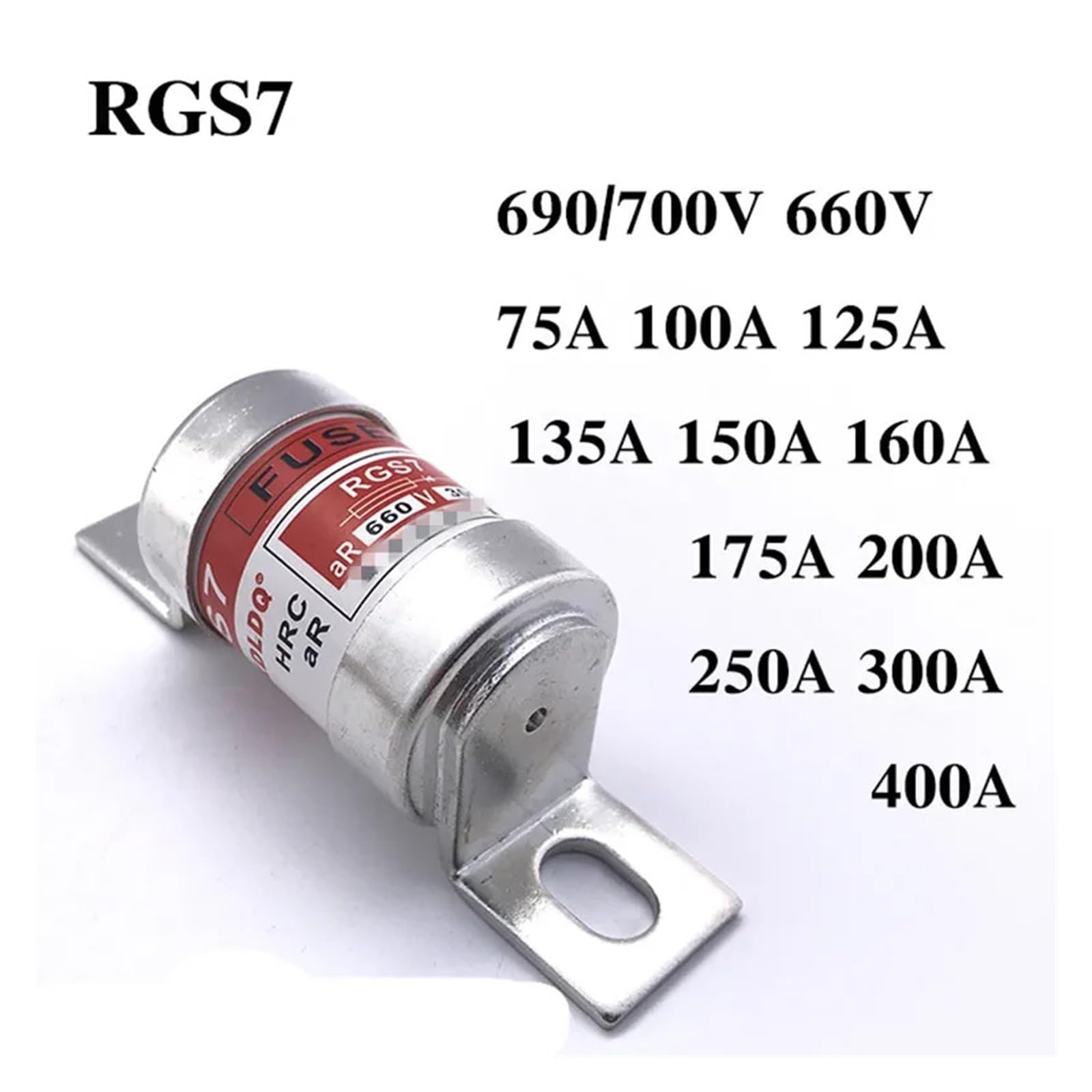 Fusibile Fuse Veloce RGS7 RGS19 700V/690V/660V 30A 100A 125A 150A 250A 300A 310A 350A 400A(400A,700V)
