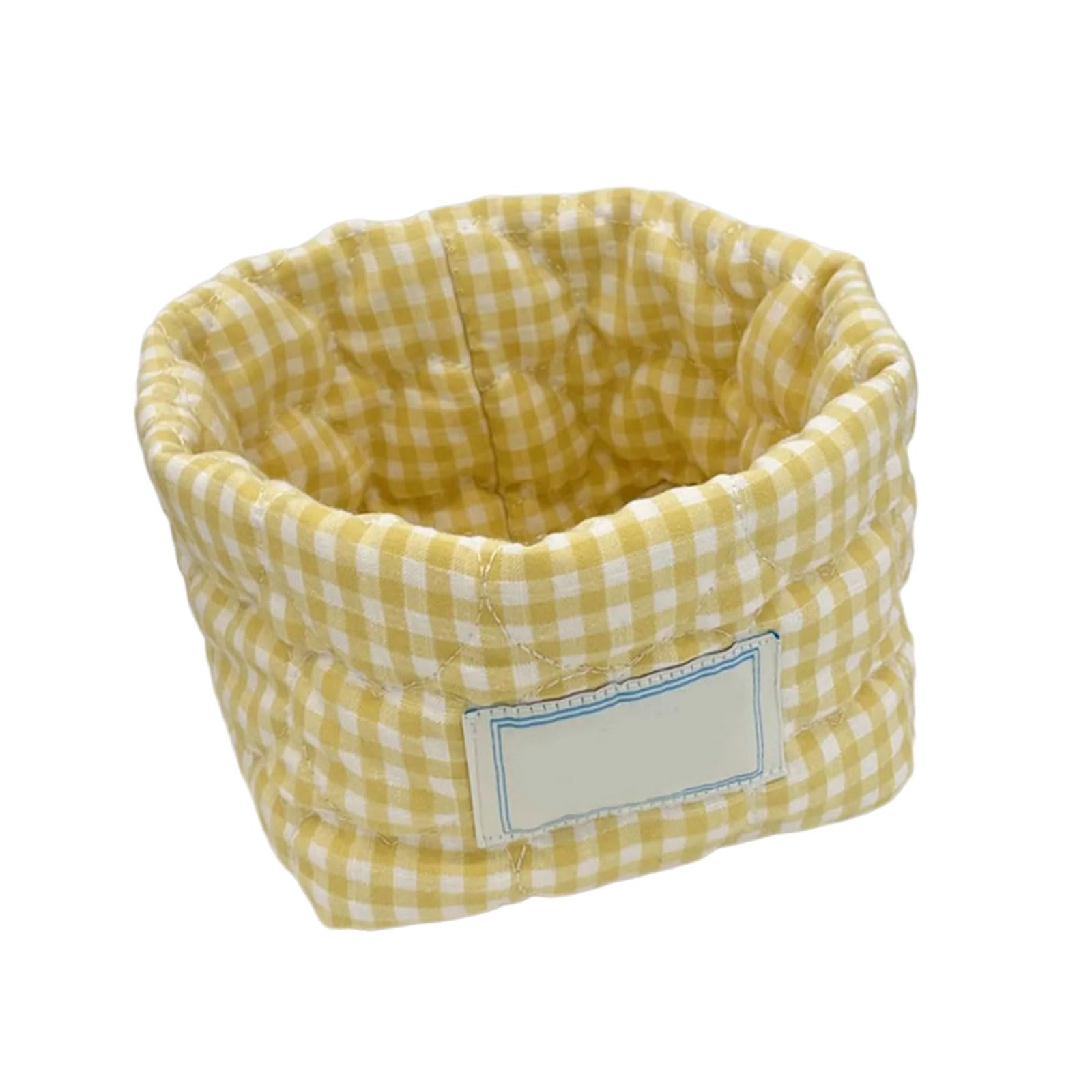 Jazuaiao Pattern Storage Bin Multipurpose Cloth Organizers for Cosmetics Supplies Household Items Easy to Clean Linen Storage Basket