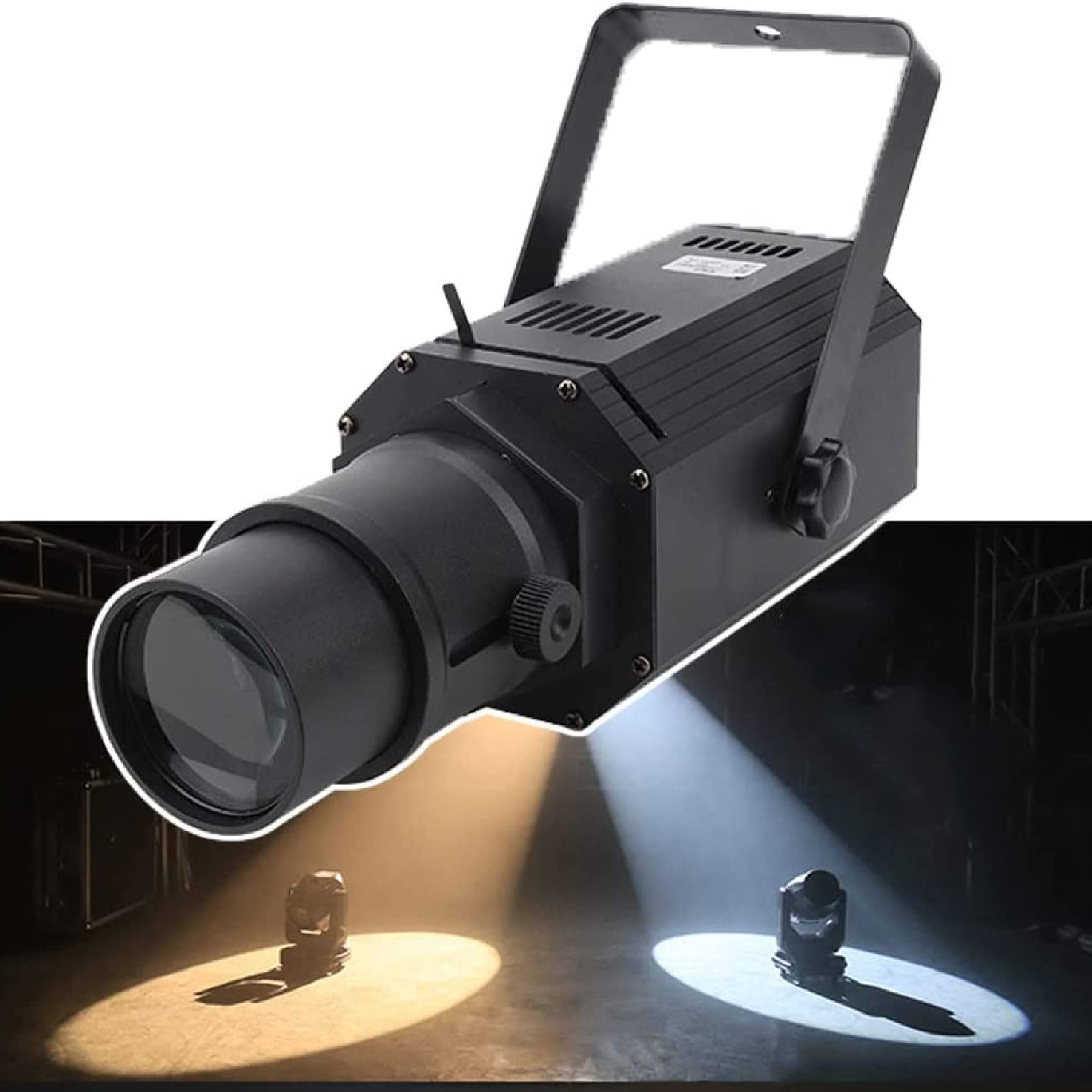 Amazon.co.jp : 30W LED ピンスポット ライト、DMX512 ホワイト