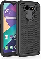 Vista 1 de Funda a prueba de golpes para LG Aristo 5 / Aristo 5+ / Fortune 3 / Risio 4 / Phoenix 5 / K8X / K31 / Tribute Monarch (5.7 pulgadas, 2020) [Negro]