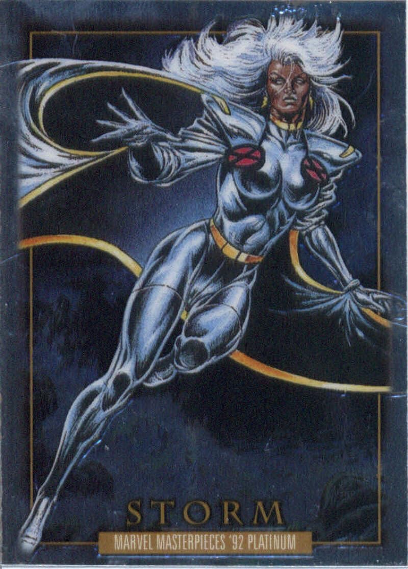 2024 Upper Deck Marvel Masterpieces 1992 Platinum #86 Storm Non-Sport Card - GotBaseballCards
