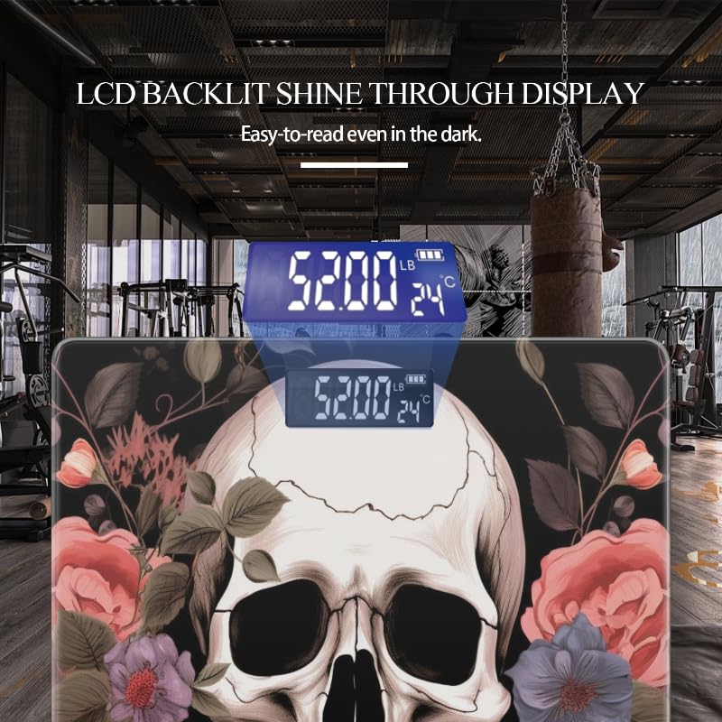 Báscula Digital de Baño Alta Precisión 400 lb con Display LED miniatura 3