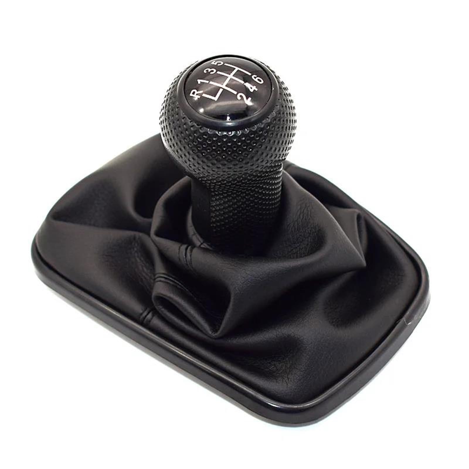 Fhuwaz 6 Speed2 Car Gear Knob For 1999-2004 Golf 4 Iv Mk4 Gti R32 Bora Jetta Mt 12Mm 5/6 Speed Car Gear Shift Knob Lever Shifter Gaitor Boot(6 Speed2)