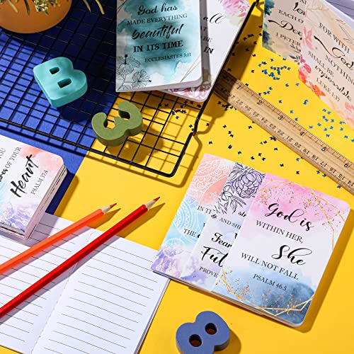 Carnets de Versets Bibliques Floraux x16 Blocs-Notes de Poche - 3