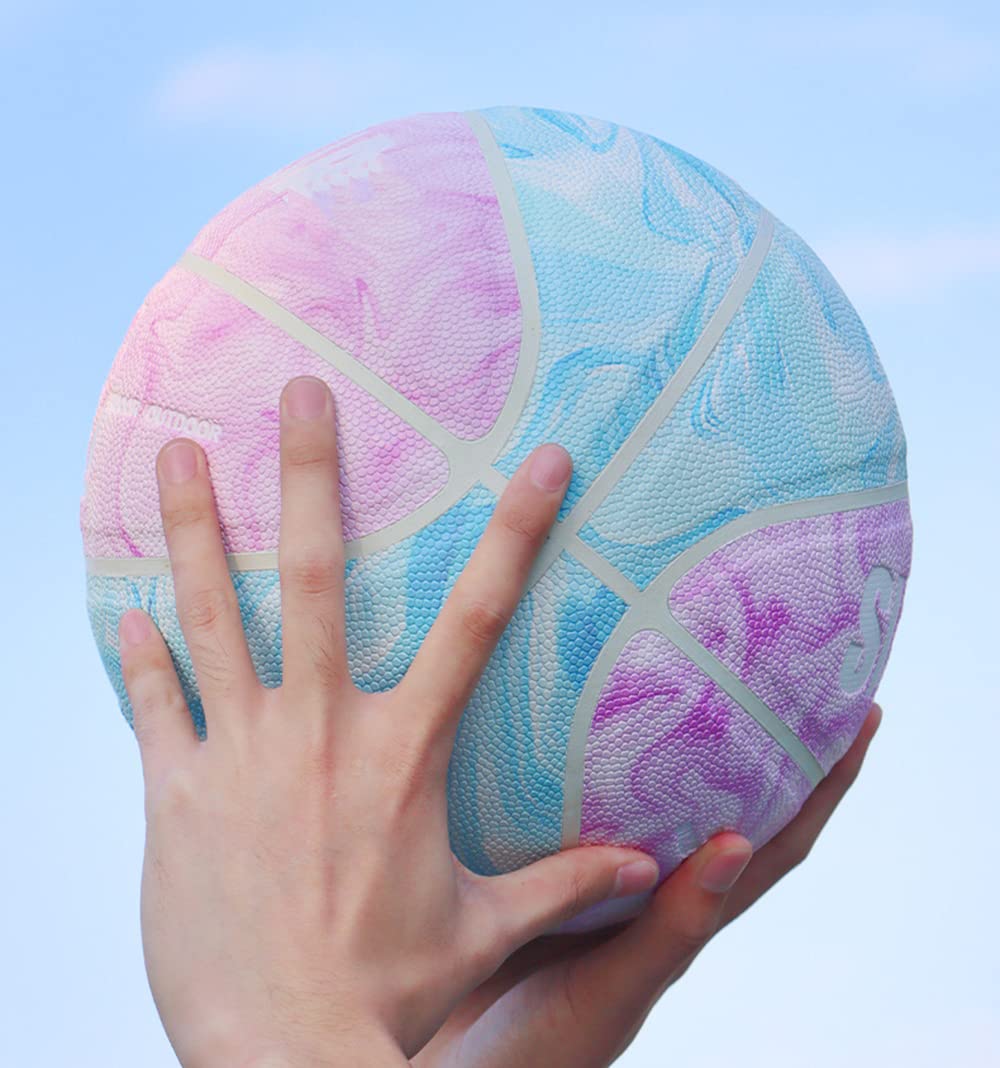 Sporting Goods - Pelota de baloncesto para adultos con bomba, pelota profesional para exteriores e interiores, tamaño oficial 7, diseñado para juegos de baloncesto de interior y exterior