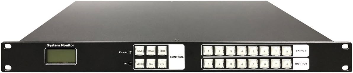 Blасk Frіdау - 50% оƒƒ ISEEVY 8x8 HDMI Matrix Switch with HDMI 8 in 8 Out Full Channels Support 4Kx2K@30Hz,1080P 3D@60Hz, HDCP 1.4, Blue-ray with Visual Buttons to Easiler Operation Flаѕh Dеаlѕ - 40% оƒƒ ISEEVY 8x8 HDMI Matrix Switch with HDMI 8 in 8 Out Full Channels Support 4Kx2K@30Hz,1080P 3D@60Hz, HDCP 1.4, Blue-ray with Visual Buttons to Easiler Operation