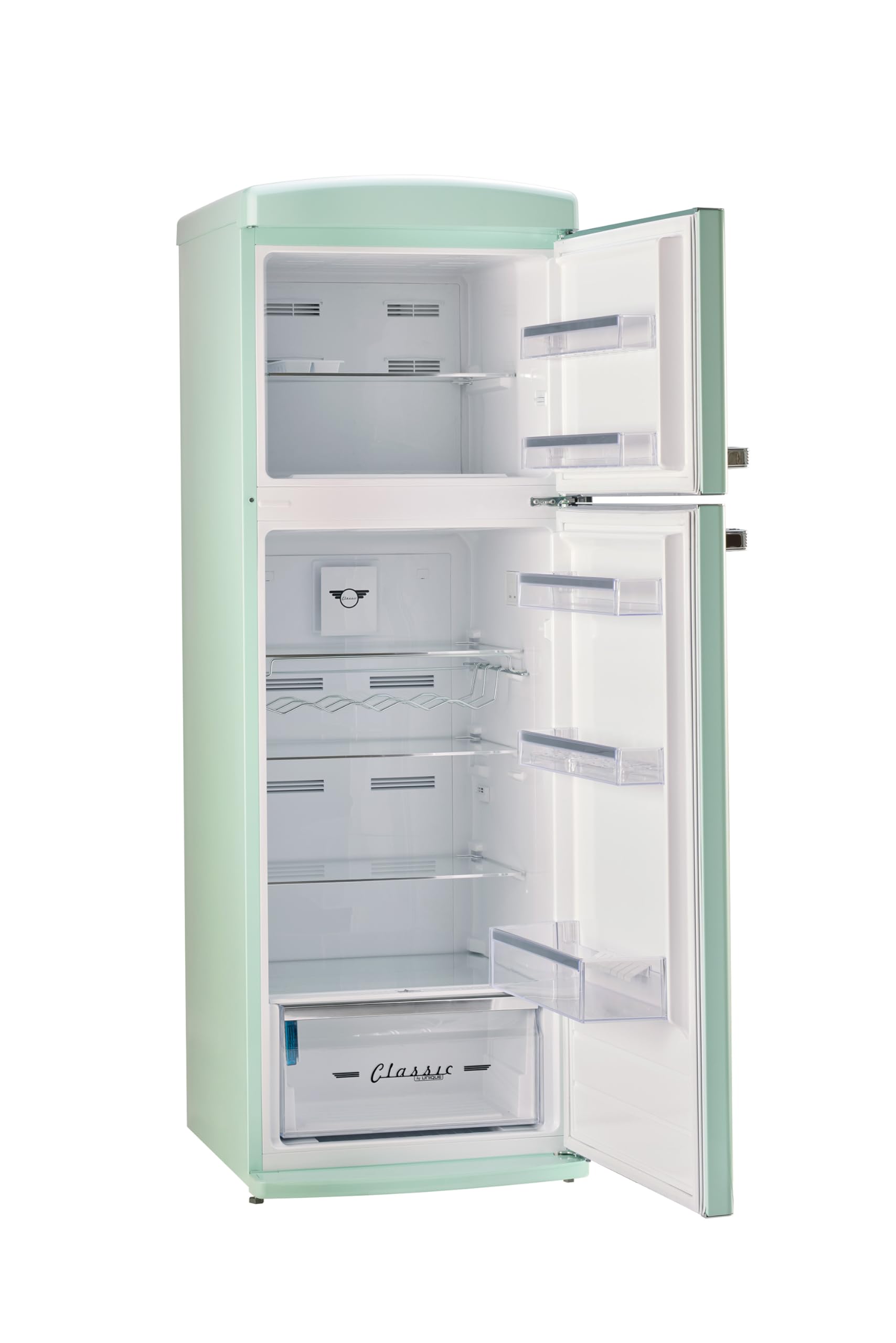 Unique Appliances Classic Retro 11 cu.ft. Top Freezer Refrigerator - Summer Mint Green on Fridge.com