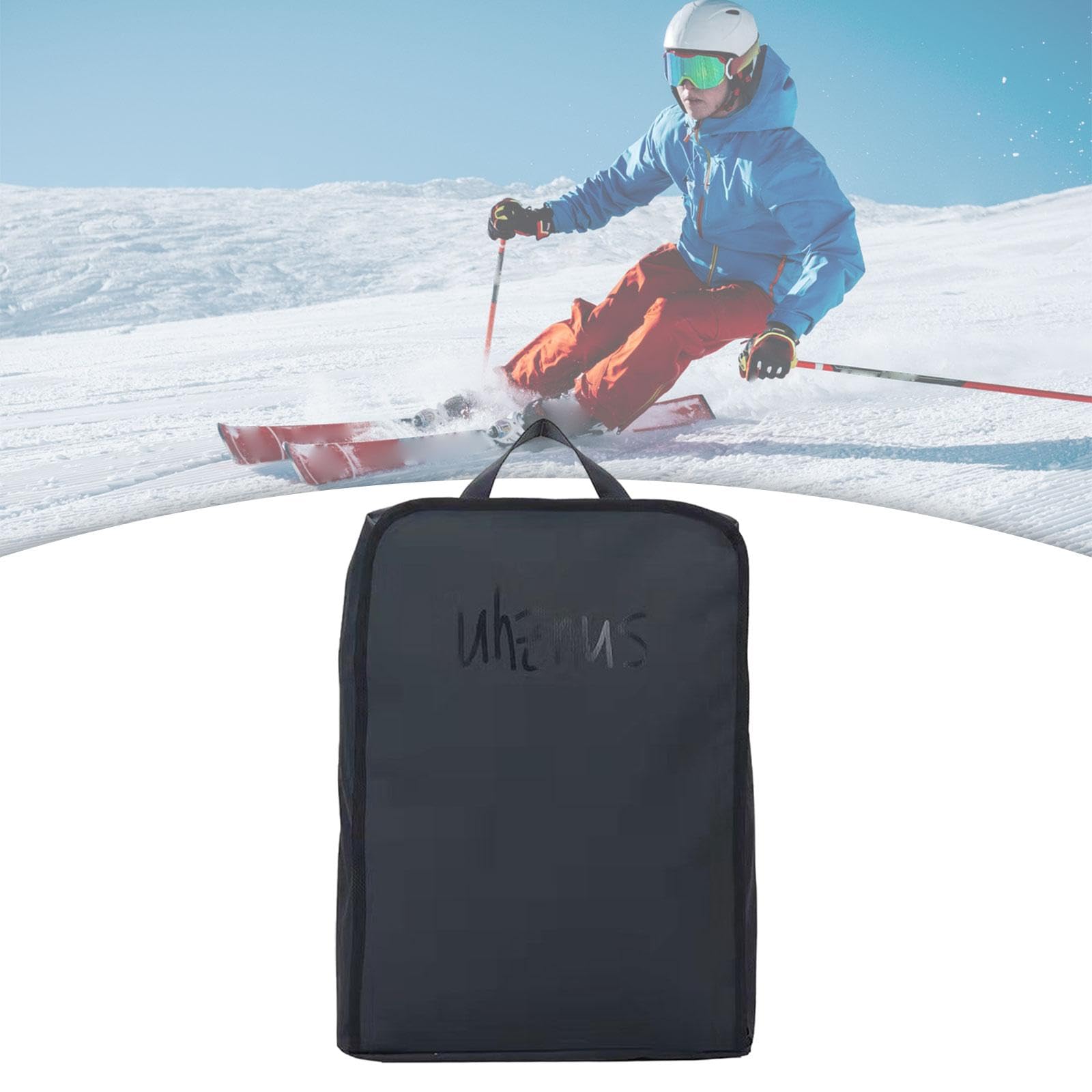 Colaxi Ski Boot Bag Ski Boot Storage Bag Snowshoe Bag Ski Accessory for Travel with Handle Ski Boot Carrying Bag Snowboard Boots Bag