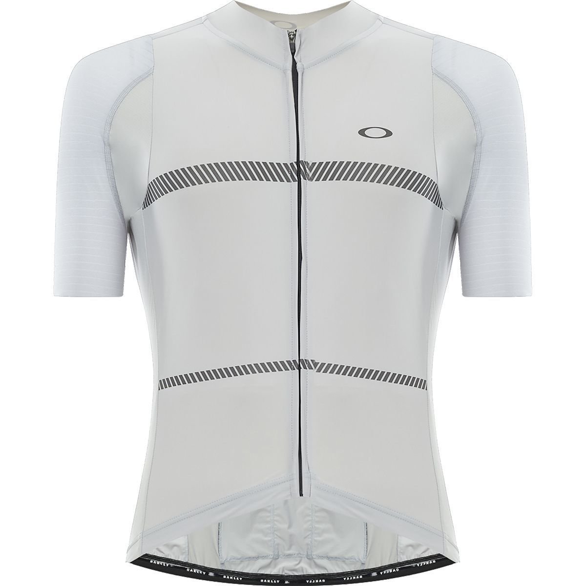 Oakley Men's Grey Jawbreaker Premium Jersey Shirts,Medium,Stone Gray