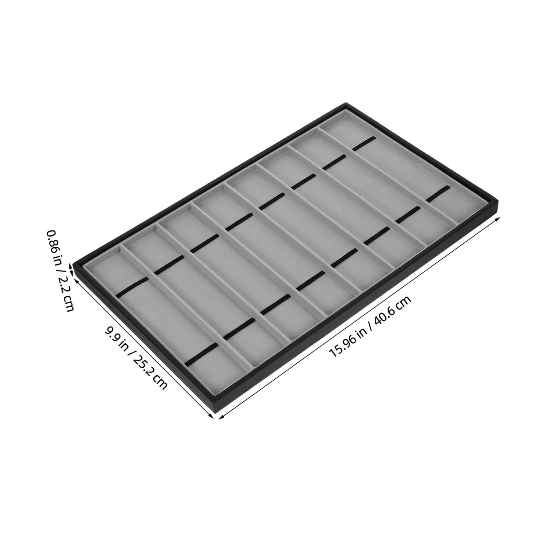 Veemoon Watch Display Tray Slot Organizer for Retail Shops Exhibitions and Home Use Durable Multi Compartment Watch Storage Box for Men and Women Efficient Space Optimization