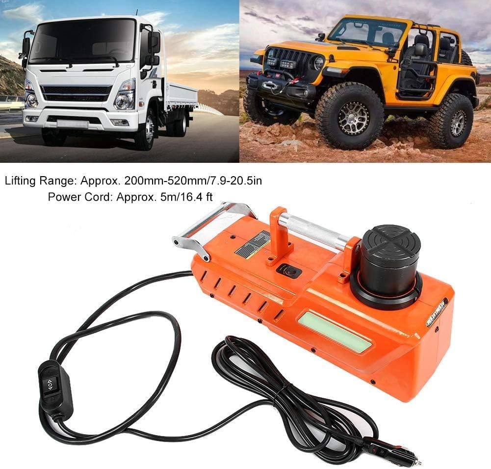 Cric per Auto, Martinetto Idraulico, Martinetto Elettrico a Forbice Regolabile da 15 Tonnellate, Smontagomme Doppia Alimentazione da 12 V, Attrezzatura di Emergenza per Garage, SUV, Furgoni