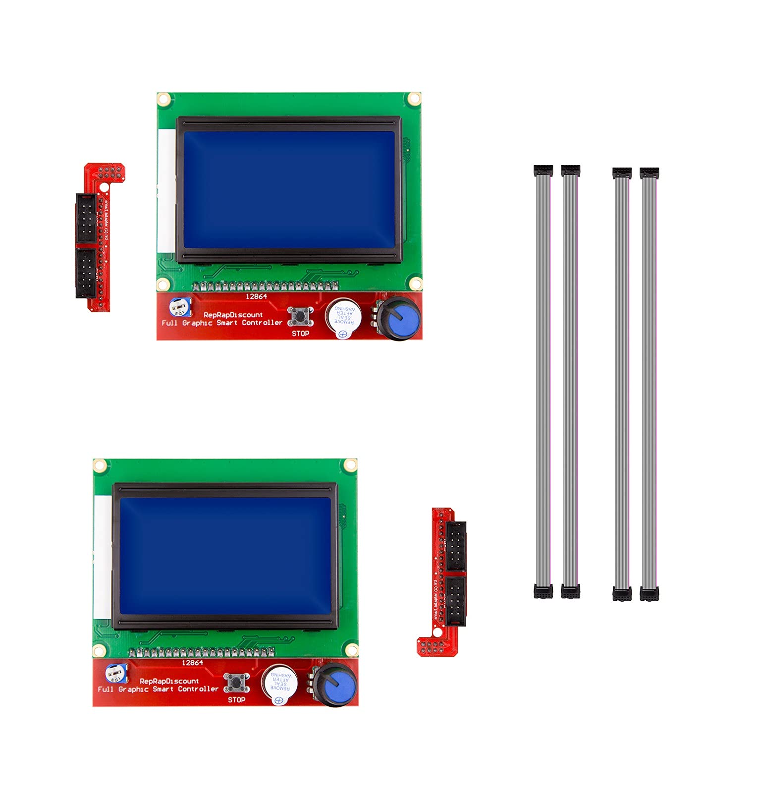 SS ROBOTICS LCD 12864 Version Graphic Smart Display Controller Module with Adapter and Cable for RAMPS 1.4 Reprap 3D Printer | 3D Printer Project (Pack Of 2) (B0999R17GJ) Amazon Price History, Amazon Price Tracker