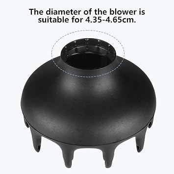 Hair Diffuser Universal Hair Dryer Diffuser Attachment Blow Dryers for Curly Wave Thick Black
