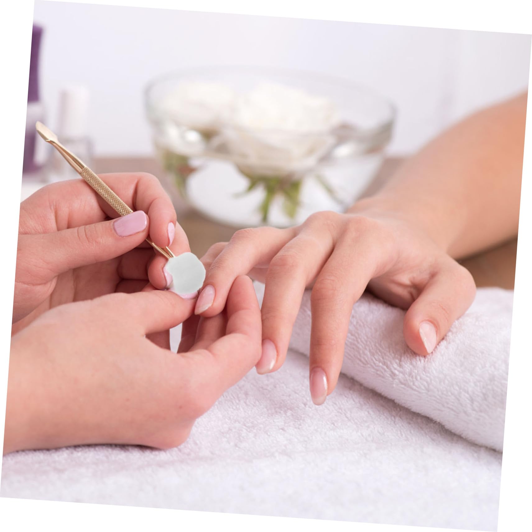 Healeved 2pezzi Batuffoli Di Cotone Mini Per Struccare e Rimuovere Smalto Cotone Perfetti Per Makeup e Della Confezione