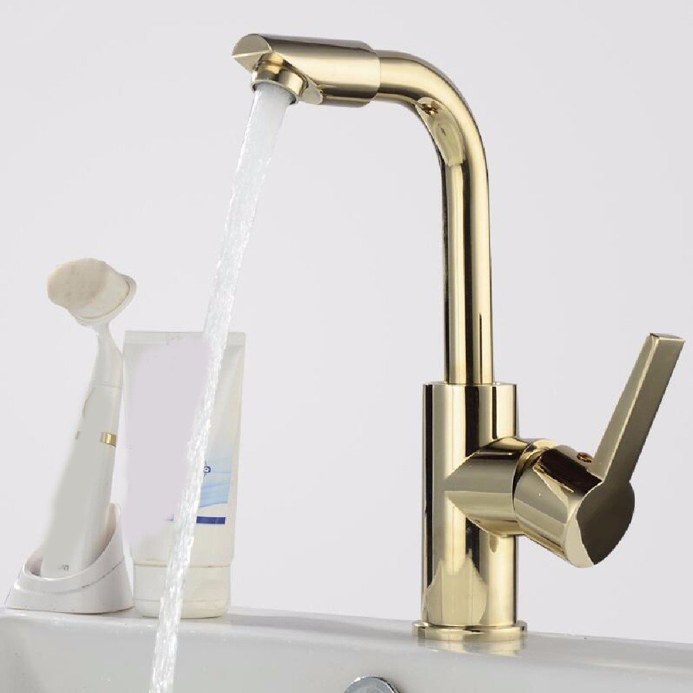 Grifo Sinkxer Tap para cocina y lavabos modernos con caño giratorio de cobre