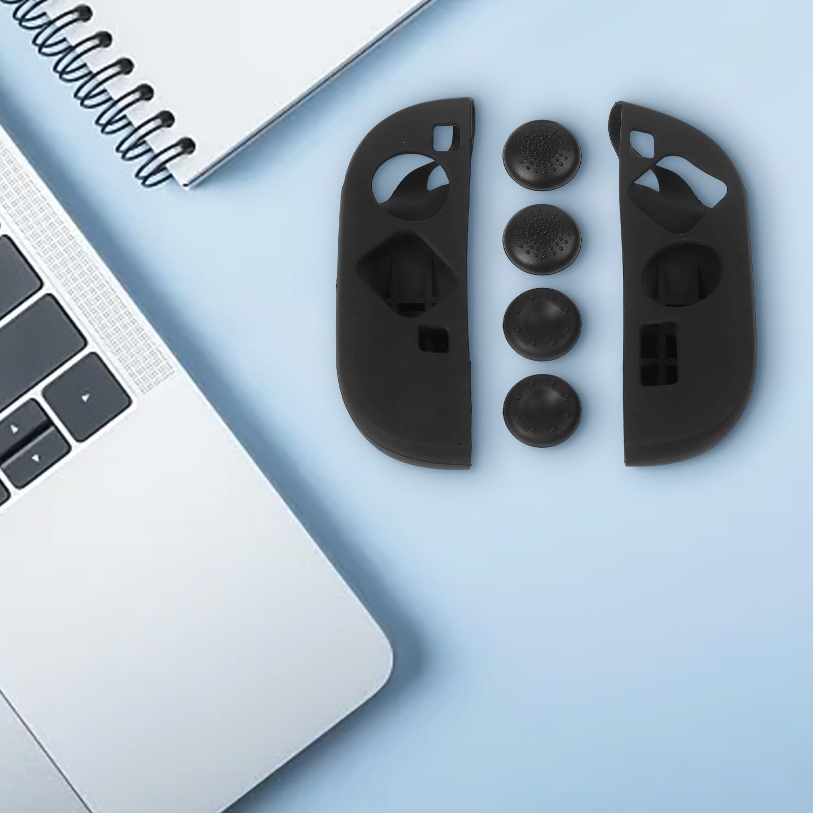 Interruttore joystick in silicone 2 controller, impugnature antiscivolo per pollice con design ergonomico, impugnatura migliorata texture antiscivolo e confezione da 2