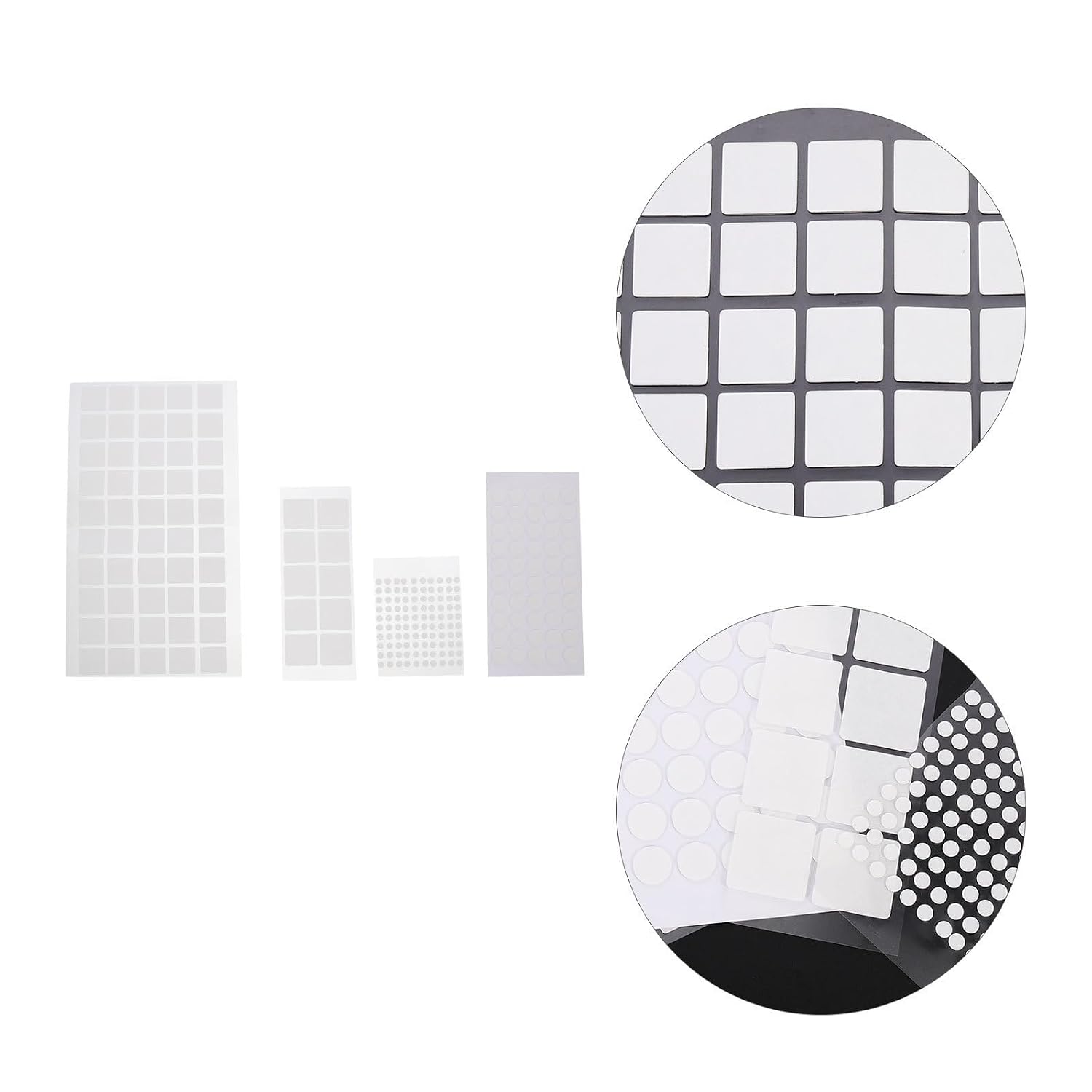 Kisangel Acrylic Double Sided Sticky Dot Removable Round Adhesive Stickers