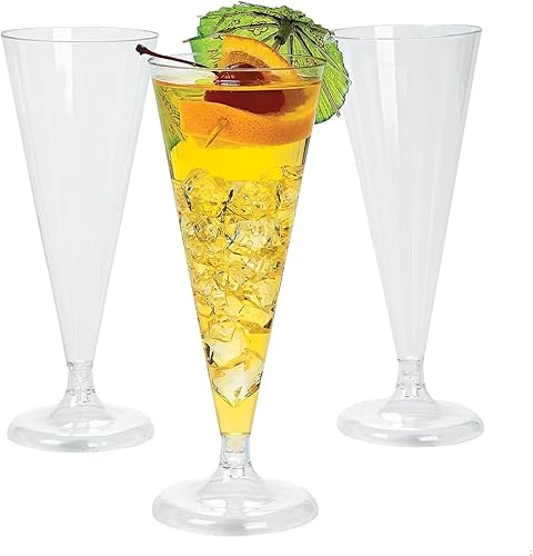 Miniatura 3 de Fun Express - Plas. Copas de flauta de champán (25 piezas) para fiesta - Suministros para fiestas - Vasos desechables - Fiesta - 25 piezas