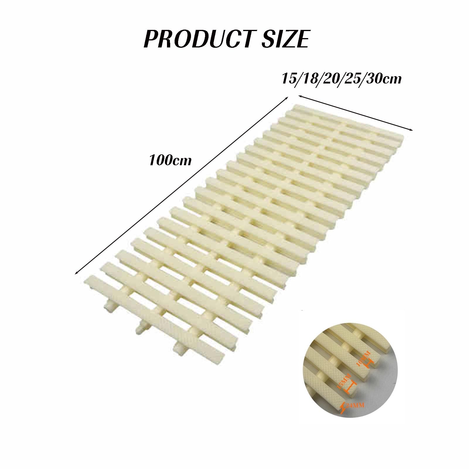 Lot de 5 bouchons de vidange de piscine robustes en plastique durable pour terrasses, allées, terrasses et zones commerciales