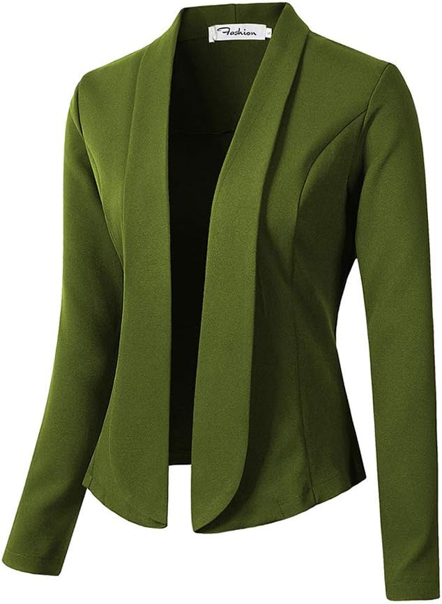 Blazer Femme Élégant Slim Fit - Veste Costume Business Chic Manches Longues, Une Bouton, Idéal Bureau & Soirée Automne