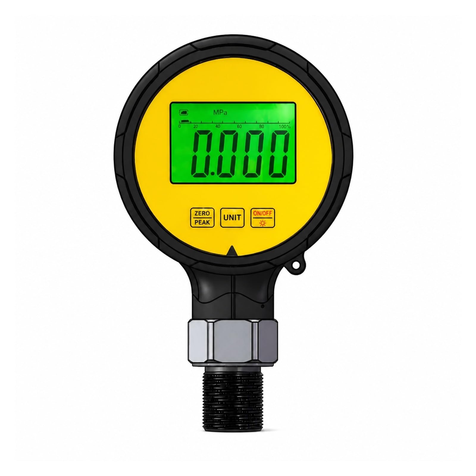 Medidor de presión digital ME260P con sensor industrial LCD 4-20mA 7