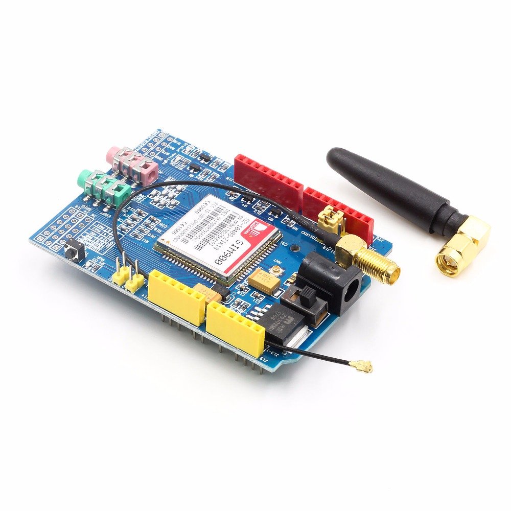 SIM900 GPRS/gsm Shield Development Board Quad-Band Module with Antenna + gift | SIM900 GPRS/gsm Shield Scheda di sviluppo Modulo quad-band con antenna + regalo