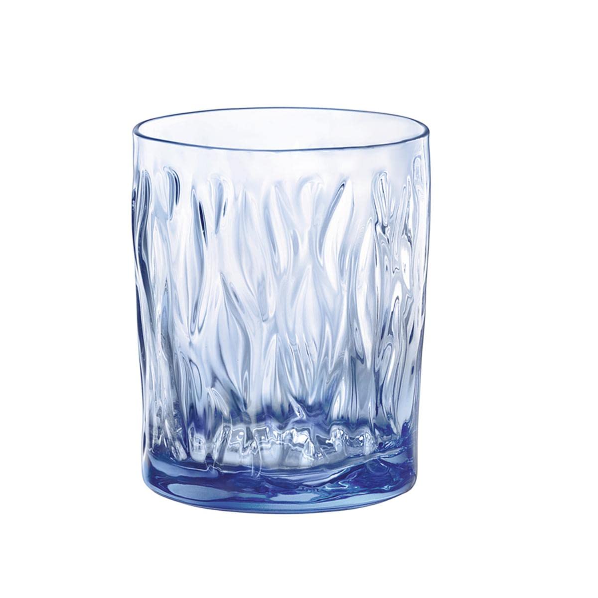 Borioli Rocco Wind 10¼ oz. Set di 6 Bicchieri da Acqua, Blu Zaffiro