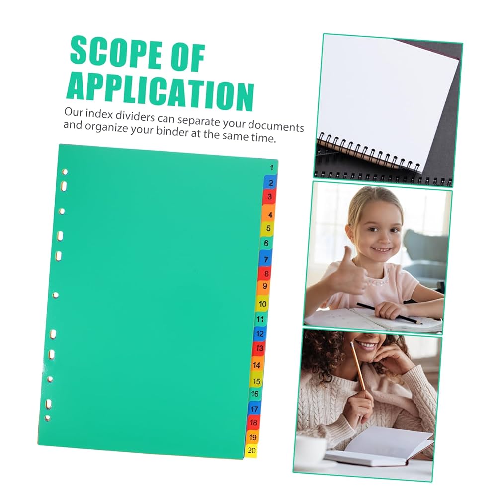 書1144 Amazon | Parliky A4プラスチックバインダー仕切りページ仕切り