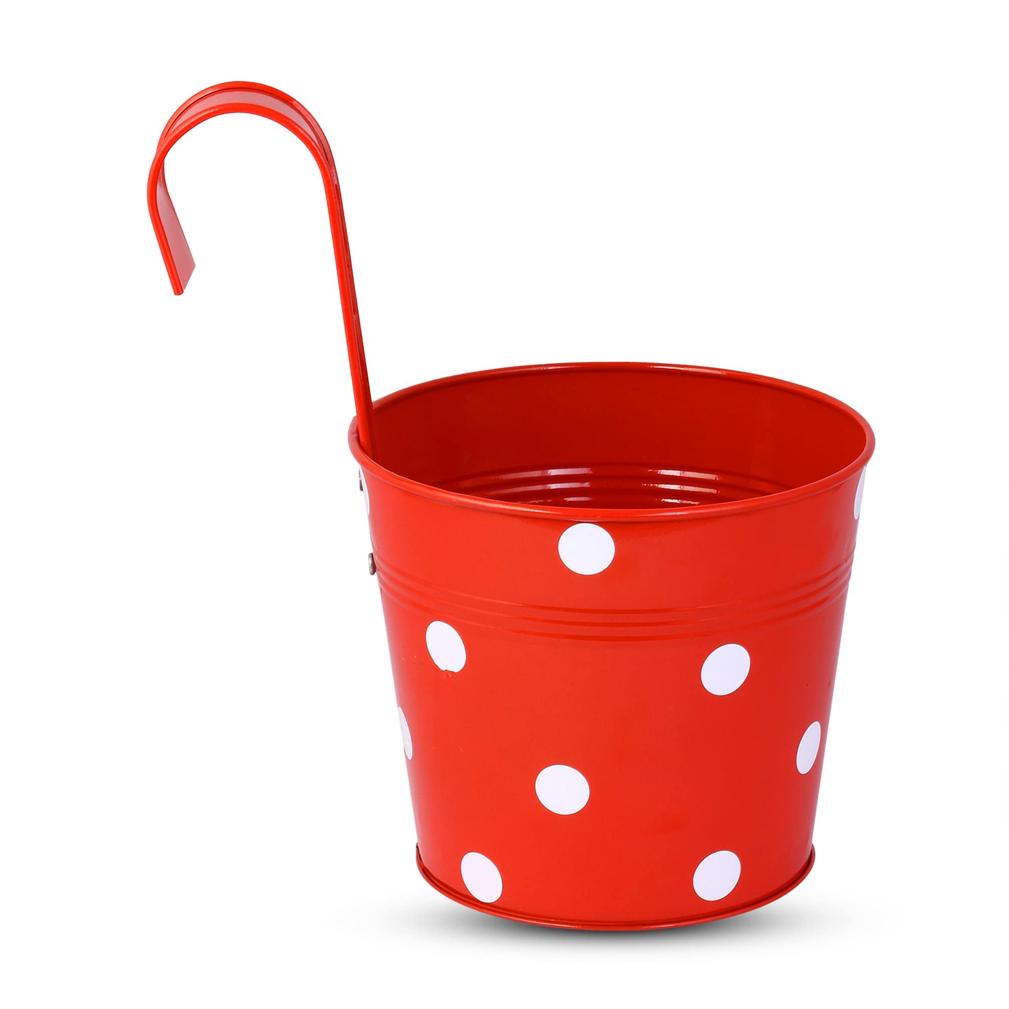See full amazon price history chart for PLANTERS Dotted Round Metal Hanging Flower Pots for Railing Balcony Home and Garden Decoration (Red, Pack of 2) PLANTERS Dotted Round Metal Hanging Flower Pots for Railing Balcony Home and Garden Decoration (Red, Pack of 2) (B08PSNXG55) Amazon Price History, Amazon Price Tracker