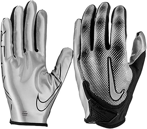 Miniatura 8 de Guantes de receptor de fútbol Nike Vapor Jet Magnagrip+ Palm - Blanco/Iridescente (para hombre, 1 par) Negro | Negro | Blanco,Iridiscente,Rojo |