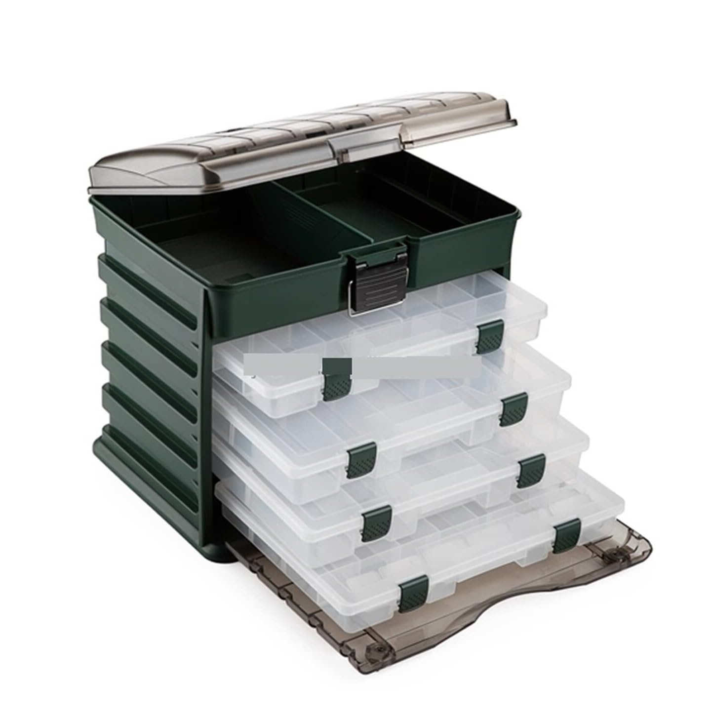 Attrezzatura da Pesca Scatola per Attrezzi da Pesca in Plastica Scatola per Esche Portatile Scatola per Attrezzi da Pesca Adatta per La Pesca in Barca in Mare Aperto Scatola Portaoggetti
