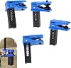 4 PCS Car Brake Line Clamp, Leak-proof Brake Oil Line Plug Tool, Universal Brakes Line Plug Automatic Fluid Stop Clamp Set, for Most Cars Blue