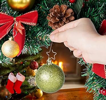 Boules De Noël 10 Cm 6 Unités Rose Doré Plastique | Leroy Merlin