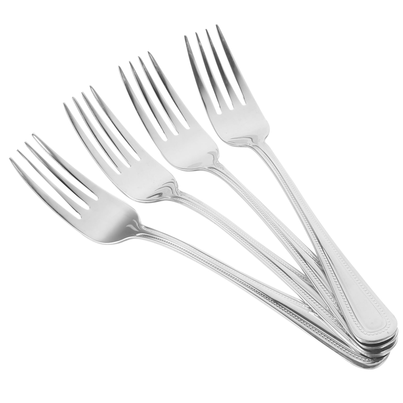 Ciieeo 4 Ensembles Fourchette En Acier Inoxydable Dîner Fourchettes Petites Fourches Faire La Fête De Service En Acier Inoxydable À Dessert 4 Pièces * 4