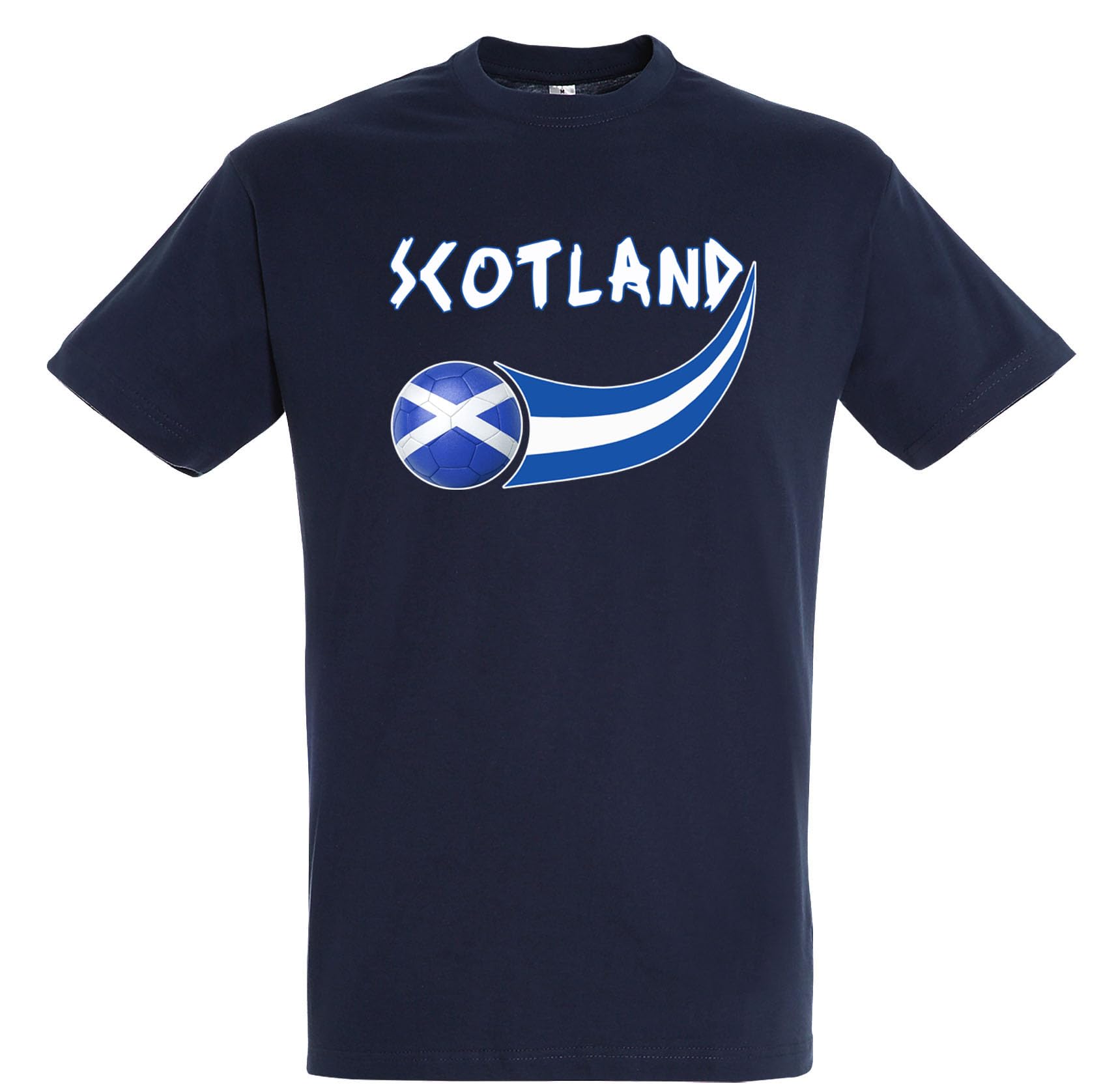 Supportershop Football Scotland Unisex T-Shirt, Blue, S