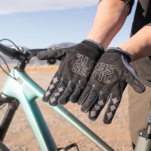 Miniatura 4 de Send It. Reveler - Guantes deportivos para hombres y mujeres, duraderos y ligeros, guantes de ciclismo de montaña y motocicleta, accesorios de