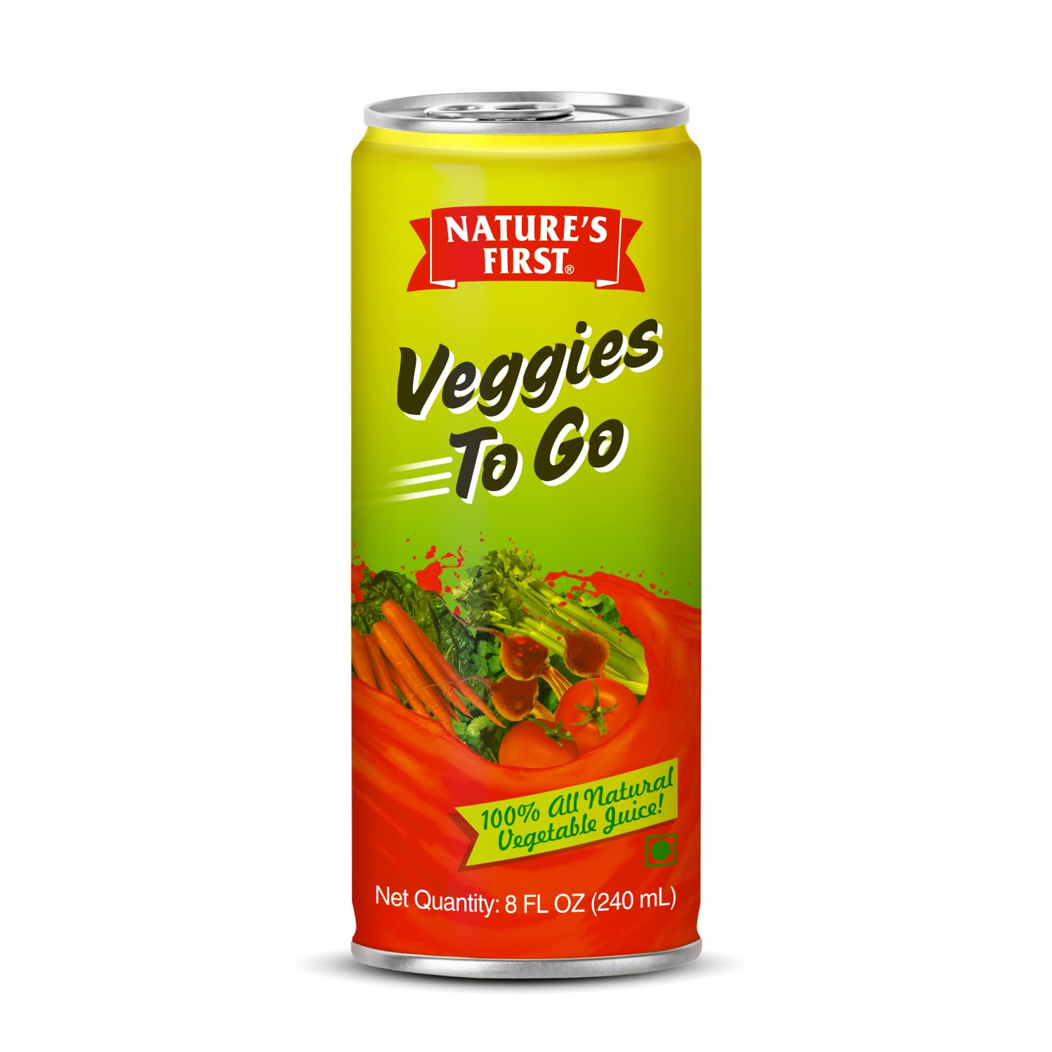 Sponsored Ad - Veggies to Go (6 x 240 ml) Vegetable Juice Natural Mix, Health Drink, Rich in Vitamin, Minerals and Antioxidant, Superfood