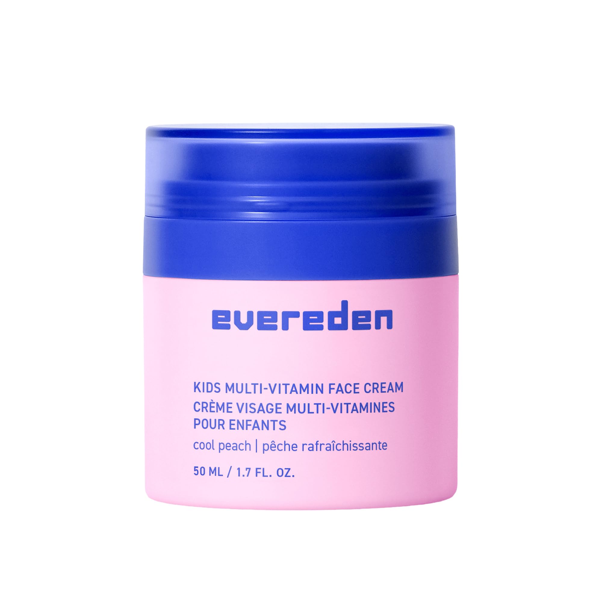 Evereden Kids Face Cream: Cool Peach, 50ml | Kids Face Lotion | Clean and Non-Toxic Kids Face Moisturiser | Multi-Vitamin Skin Care for Kids