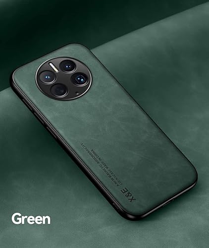Miniatura 5 de Silklike Funda Para Huawei Mate 50 Pro - Cubierta De Parachoques Placa De Metal Incorporada Para Huawei Mate 50 Pro - Verde