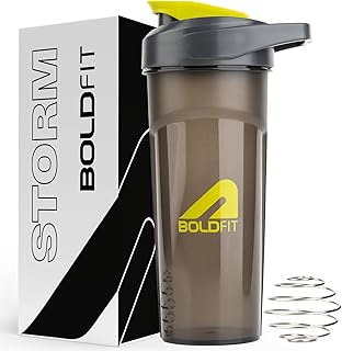 Boldfit Gym Bottle Bottles For Protein Shake 100% Leakproof Guarantee Protein Shaker Sipper Bottle, Ideal For Protein, Pre...