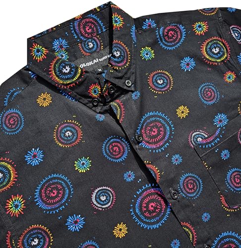 Image of Molokai Surf Button Down Slim Fit Hawaiian Short Sleeve Shirts