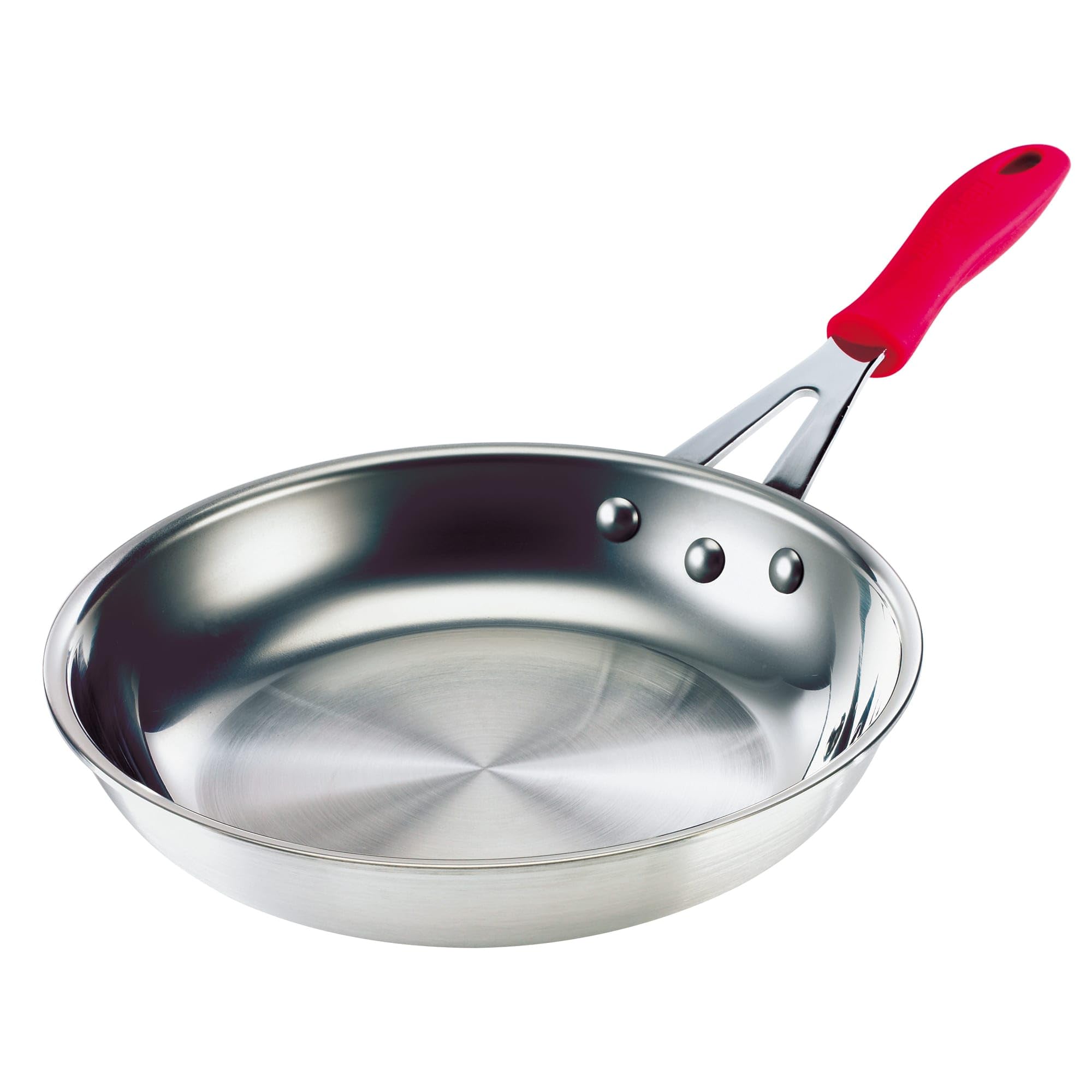 THERMALLOY 10 Inch Aluminum 2-Ply Fry Pan by Browne Foodservice – 10", 10.0 inches, Stainless Steel, Aluminum, Model 5812810