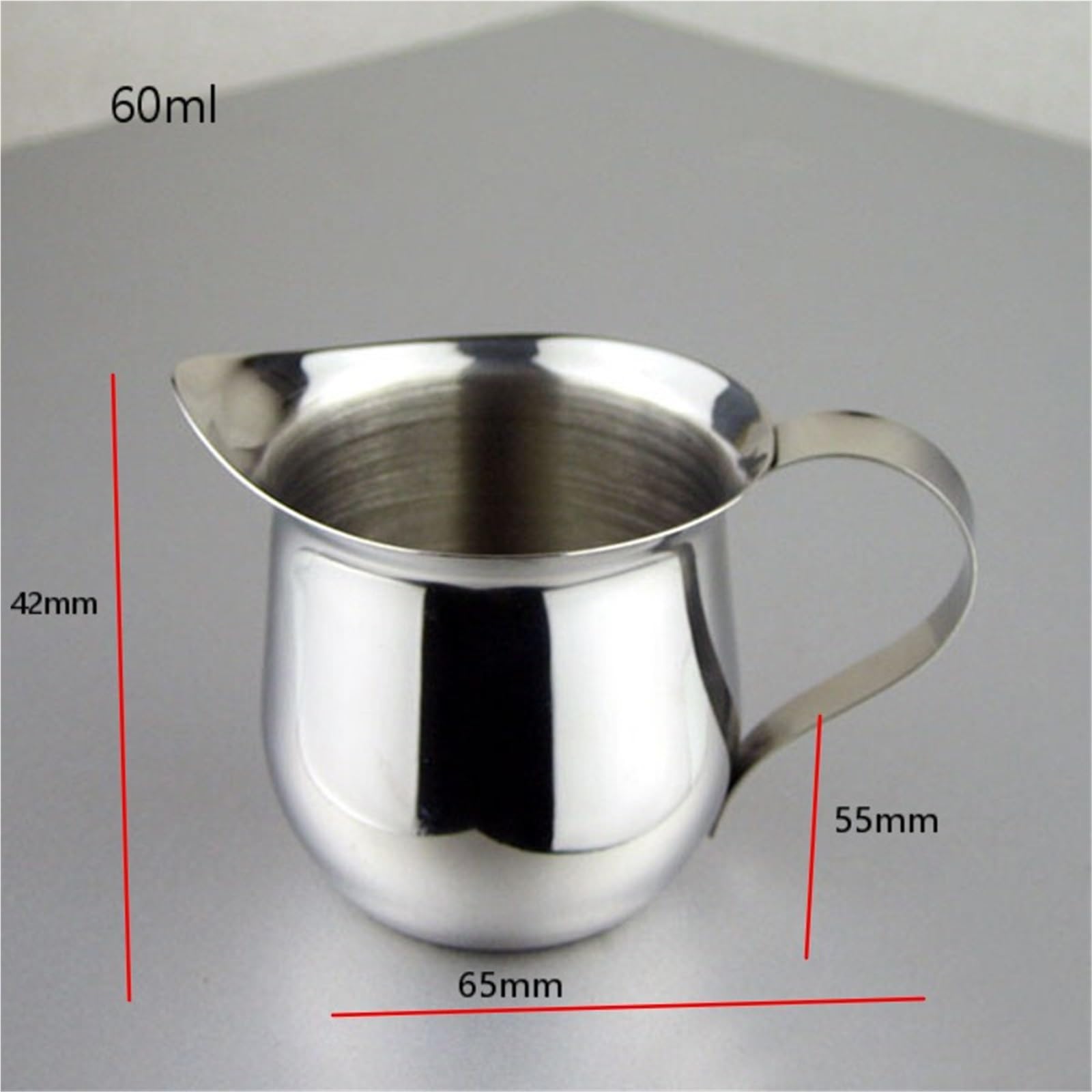 Jarra de espuma leche acero inoxidable for cocina, 2 uds., vapor, café, Barista, artesanal, taza Latte, jarra for espumar Para Espumar(240ml 7oz)