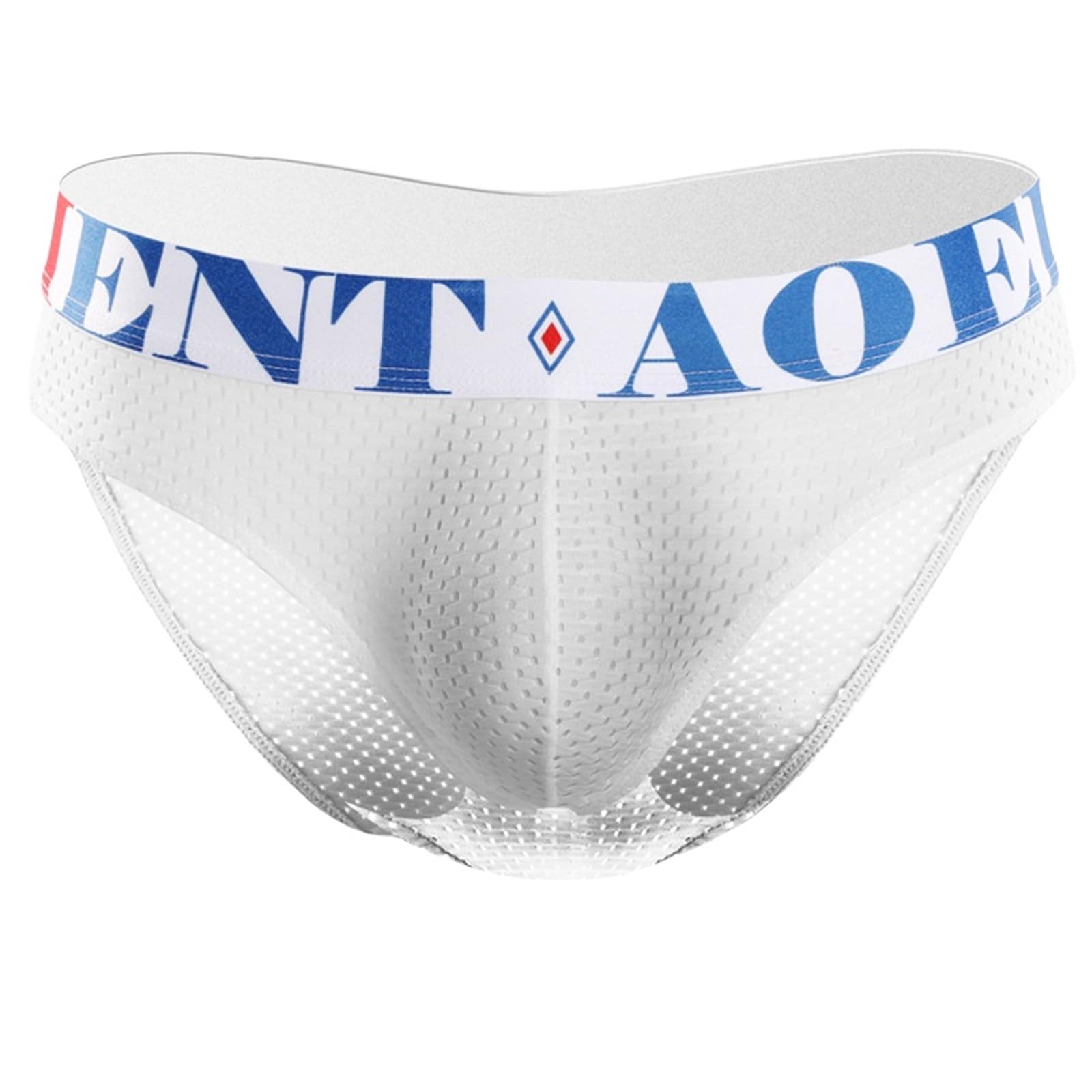 Slip Uomo Brief U-Convex Maschile da 4 Pacchi, personalità Giovanile alla Moda A Bassa Vita A Vita Bassa in Maglia di Seta di Seta Ghiacciata-C-L 50-60 kg